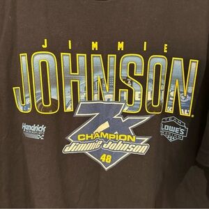Hendrick Motorsports Jimmie Johnson Black Racing Tee